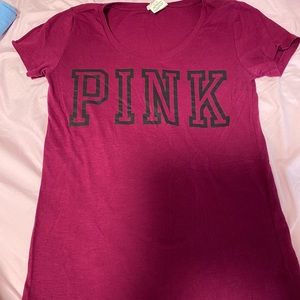 VS PINK tshirt. Used. Wore a bunch of times.